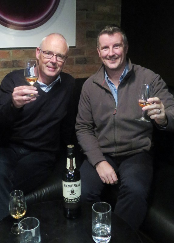 Dave Quinn and Shane Long in London extolling the virtues of Caskmates ©Colin Hampden-White